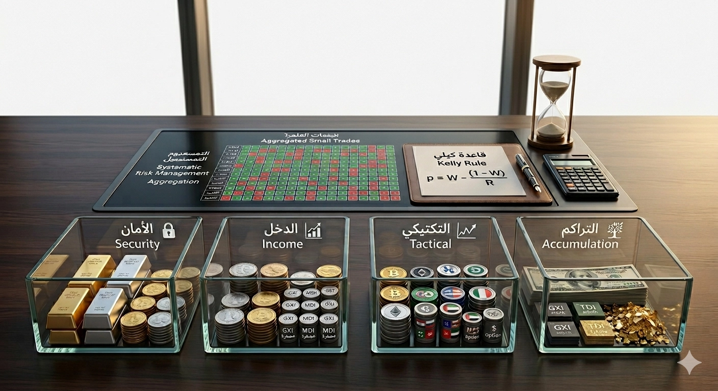 ليس المهم ماذا تشتري… بل كم تشتري: علم تحديد حجم المخاطرة